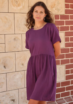 Mabel Dress Eggplant