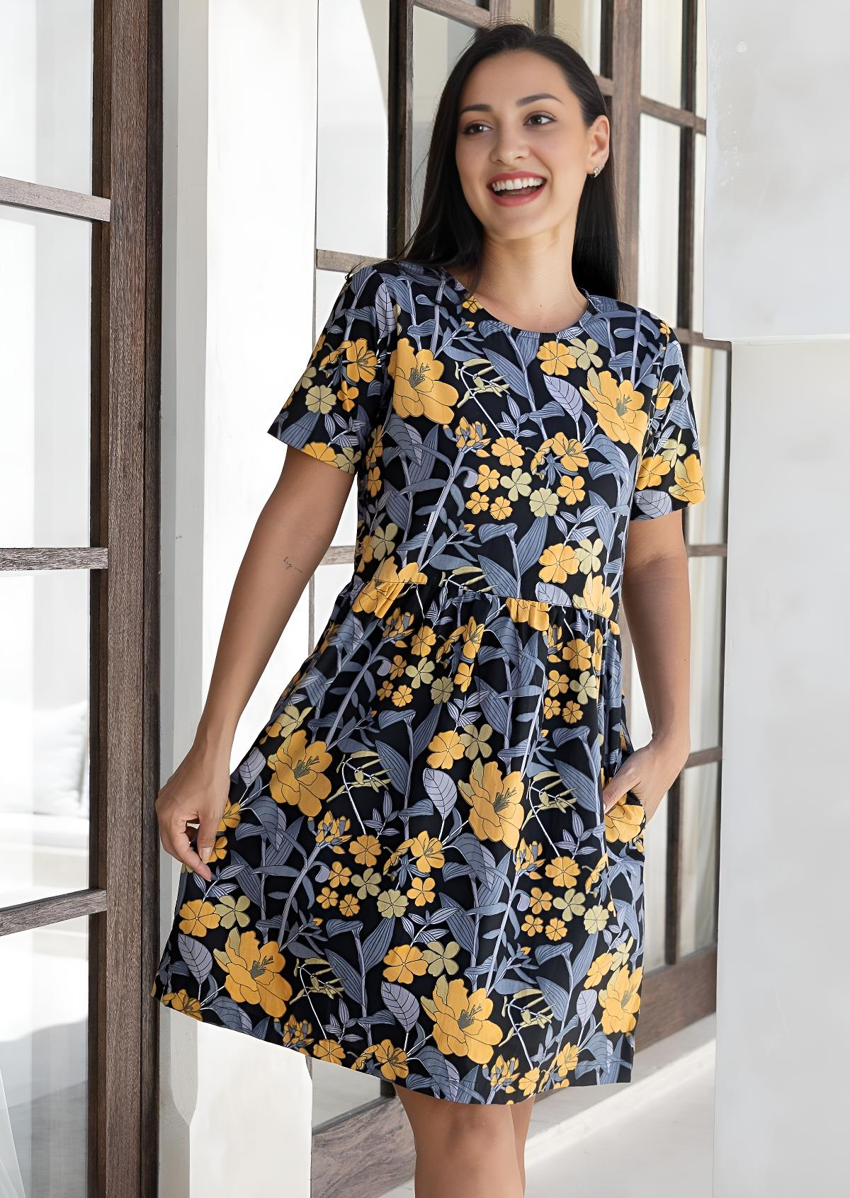 Mabel Dress Night Shade