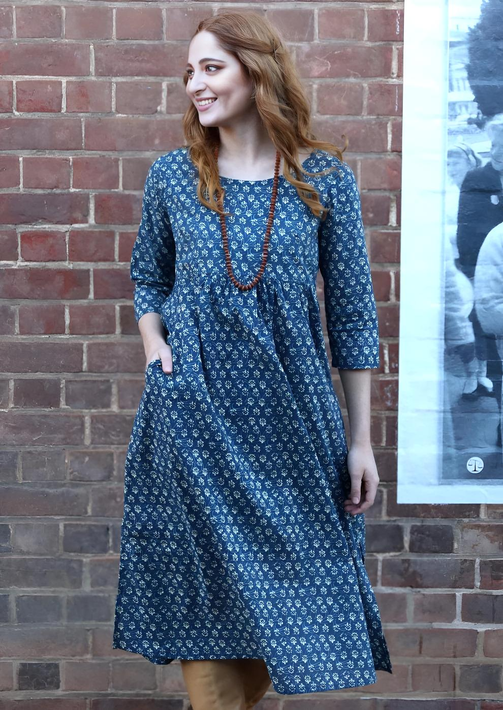 Maisy Dress Bluebell