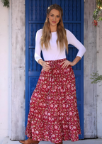 Maxi Skirt Cranberry