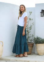 Maxi Skirt Deep Lagoon