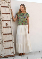 Maxi Skirt Natural White