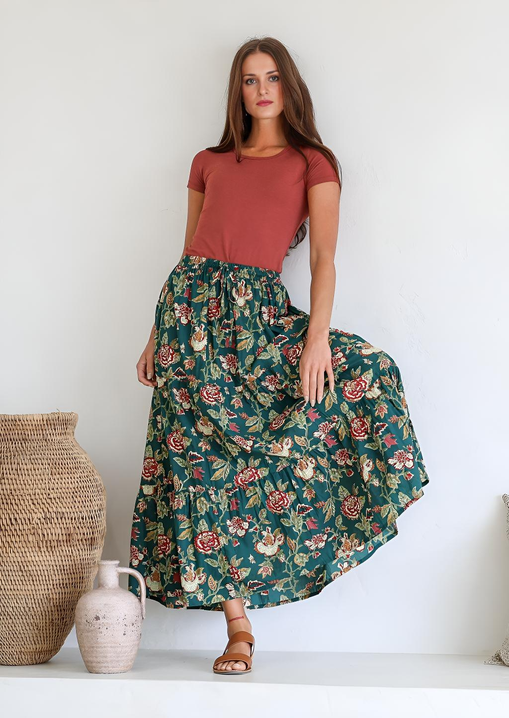 Maxi Skirt Wild Garland