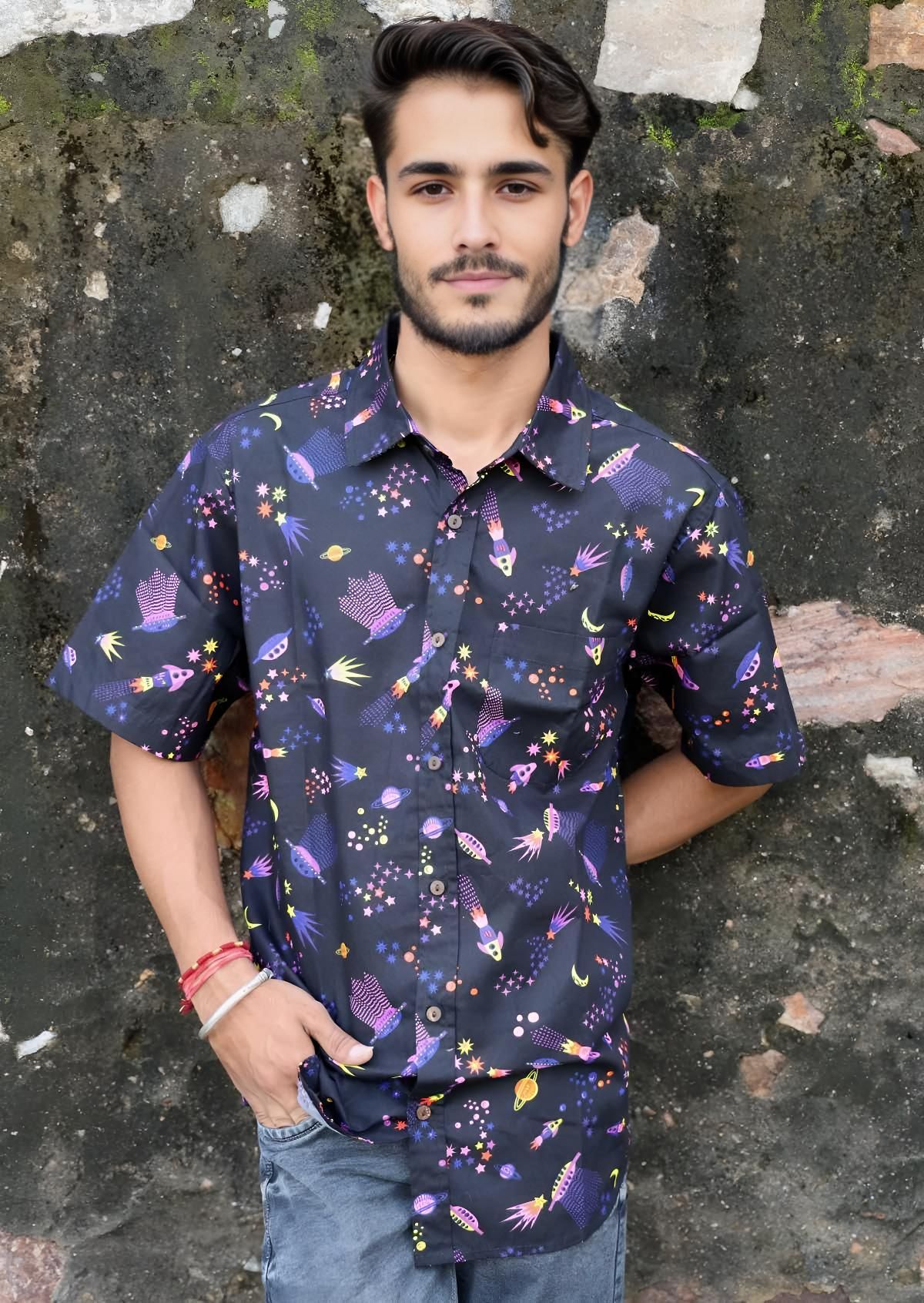 Men's Cotton Shirt Astro