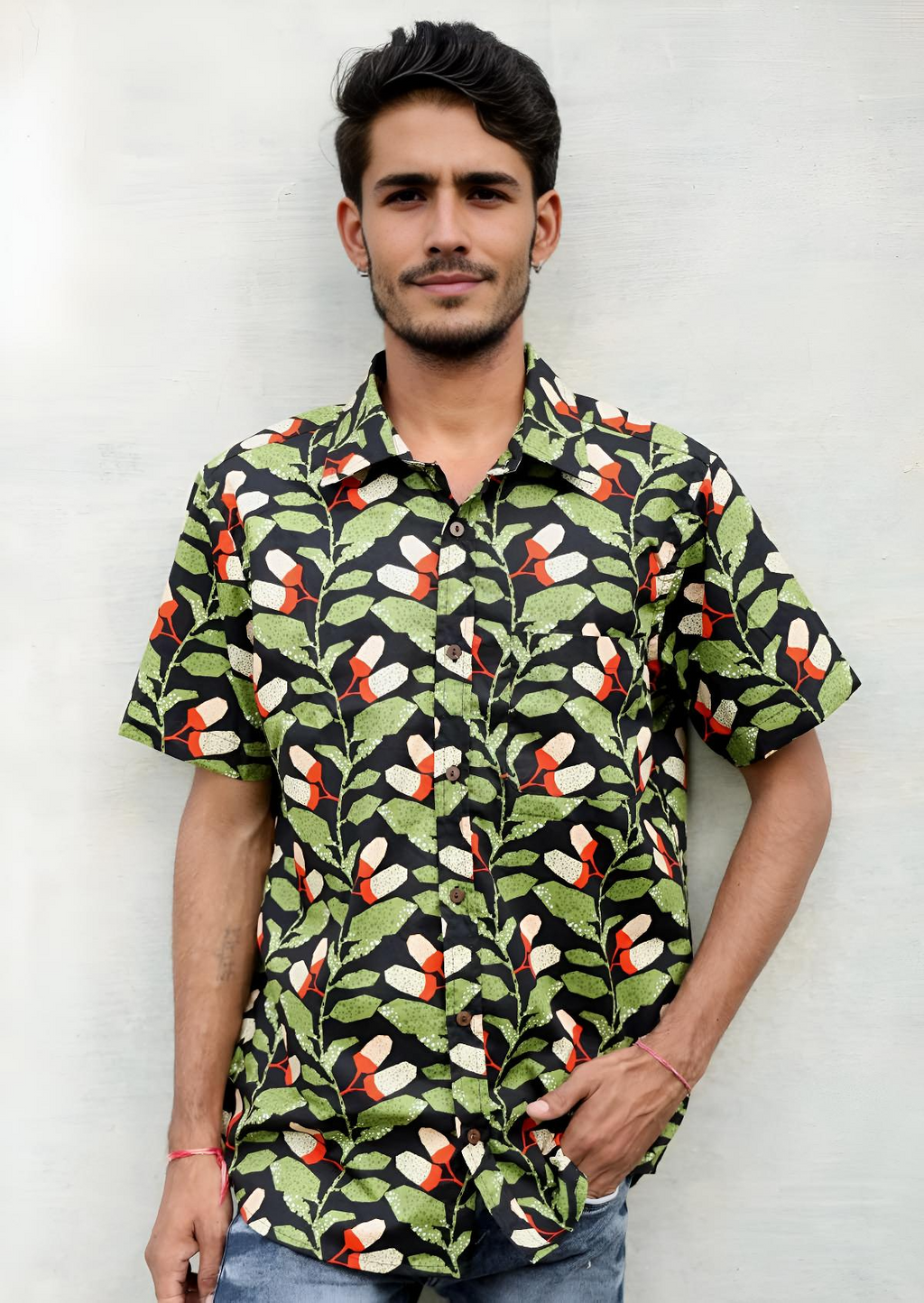 Men's Cotton Shirt Oak