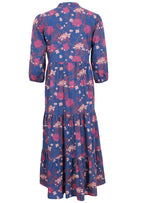 Tiered Maxi Dress Moon Flower