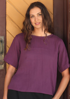 Neesha Top Eggplant