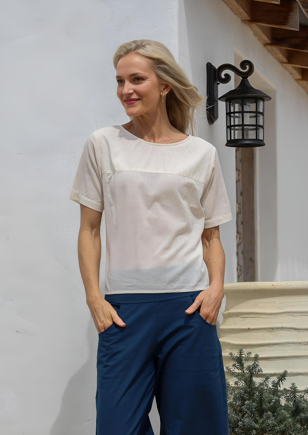 Neesha Top Natural White