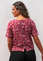 Neesha Top Cranberry