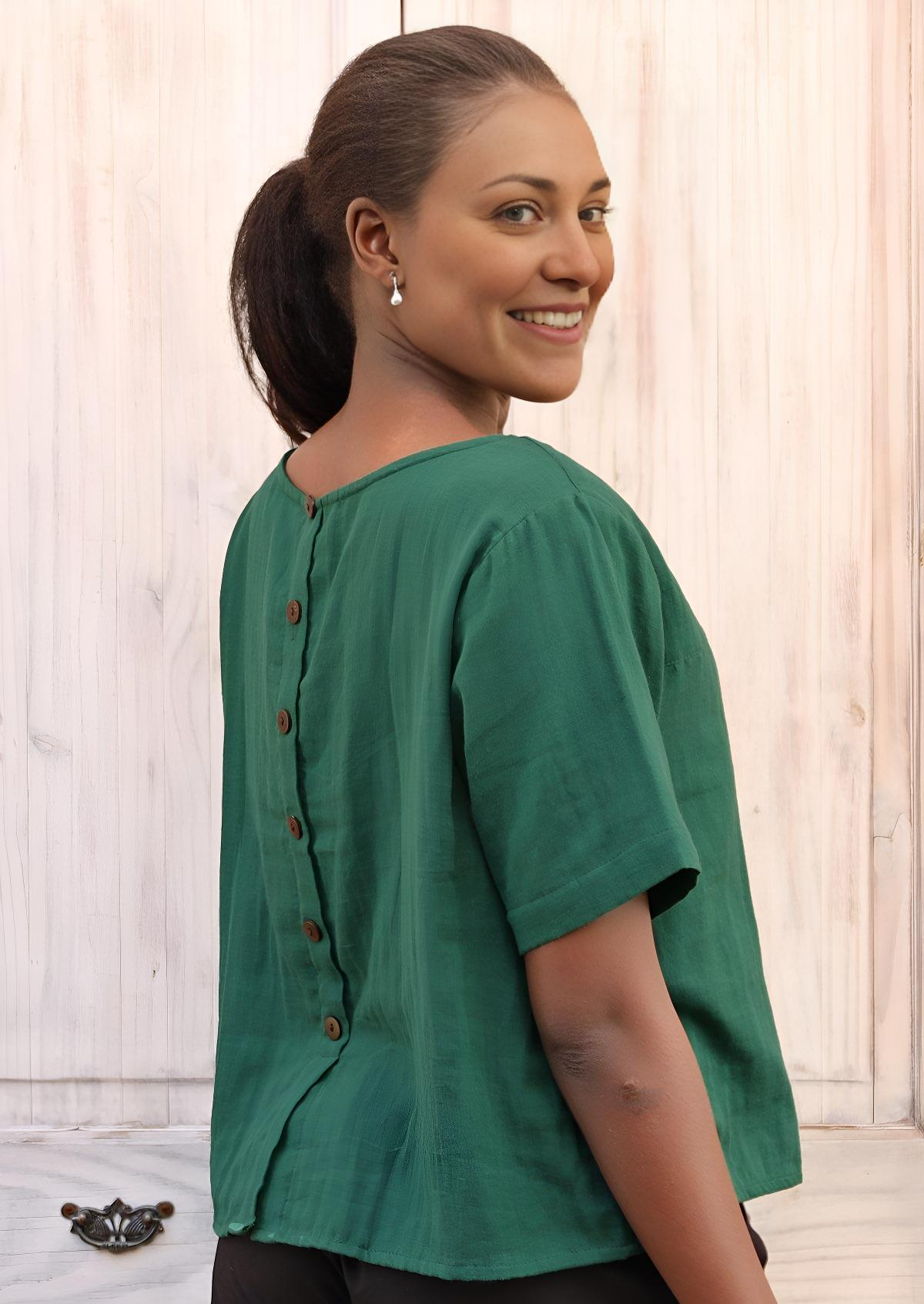 Neesha Top Green