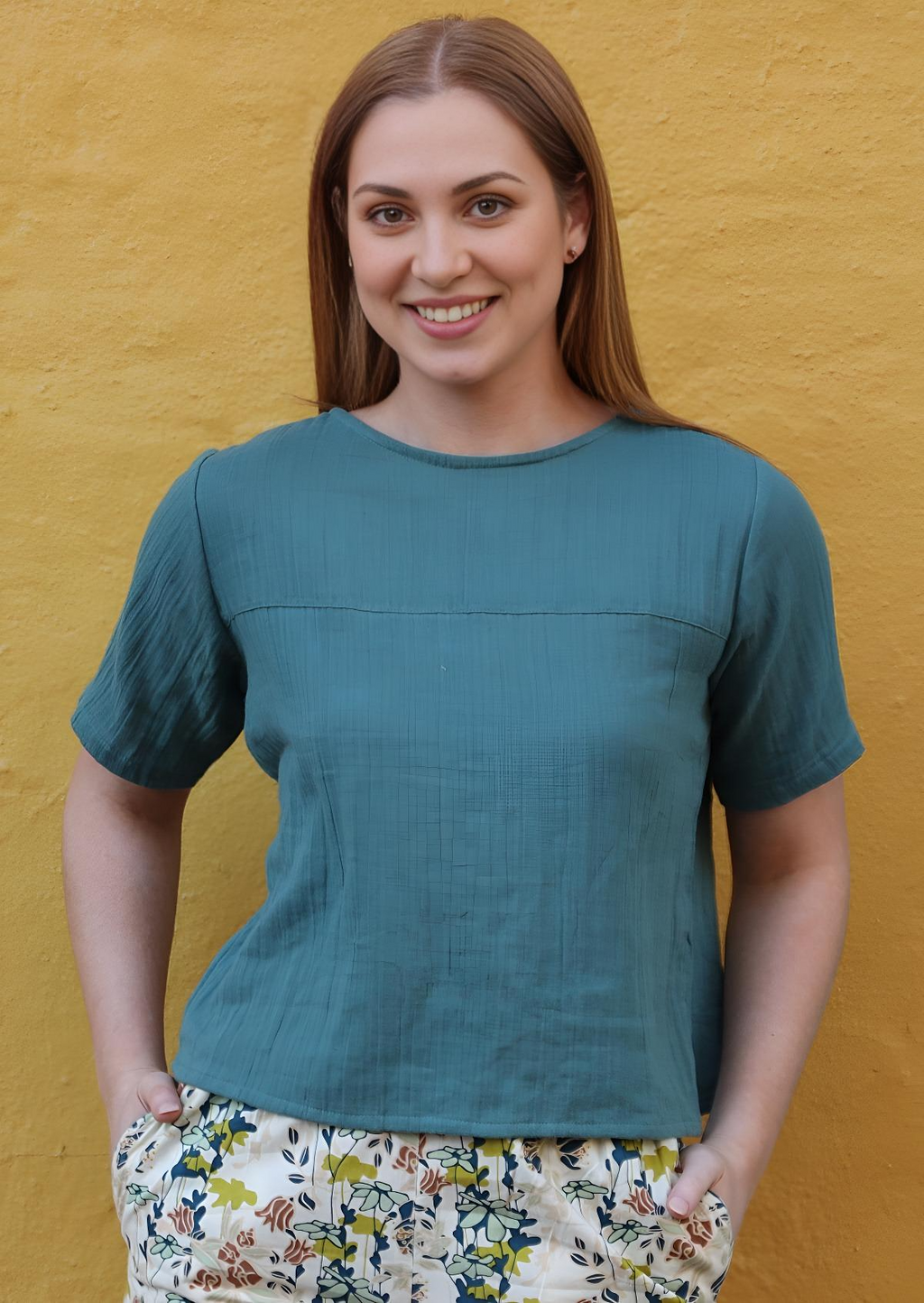 Neesha Top Sea Green