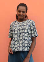 Neesha Top Indigo