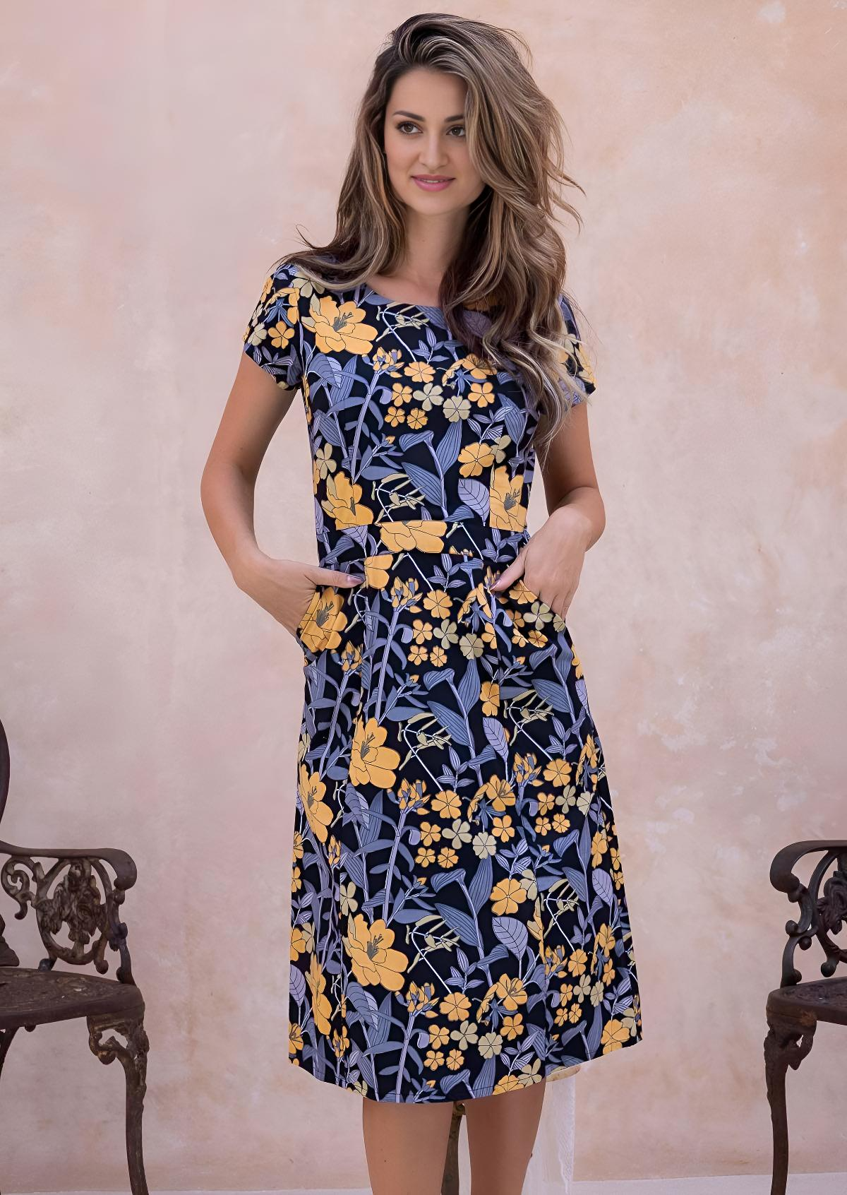 Nina Dress Night Shade