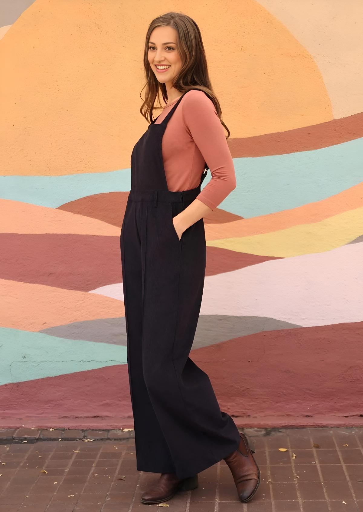 Overall Outer Corduroy Space Grey