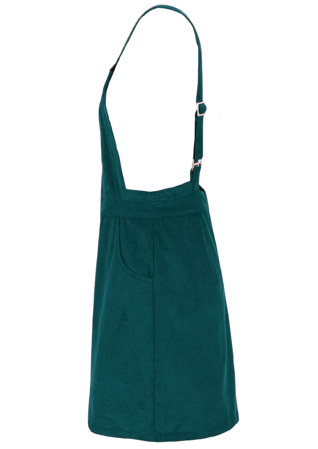 Pinafore Corduroy Dress Deep Teal