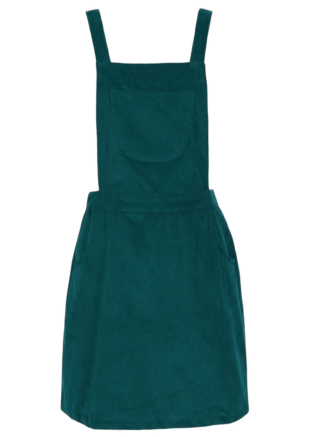 Pinafore Corduroy Dress Deep Teal