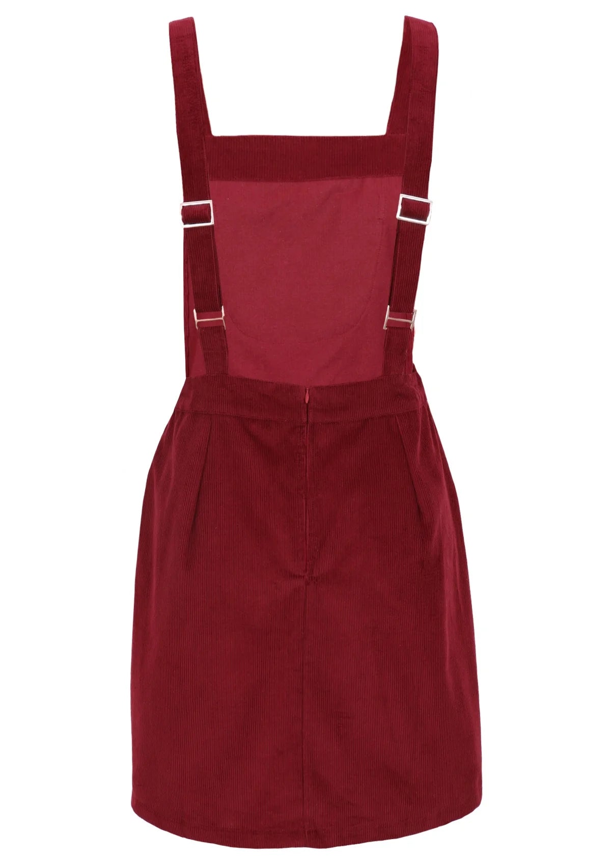 Pinafore Corduroy Dress Zinfandel