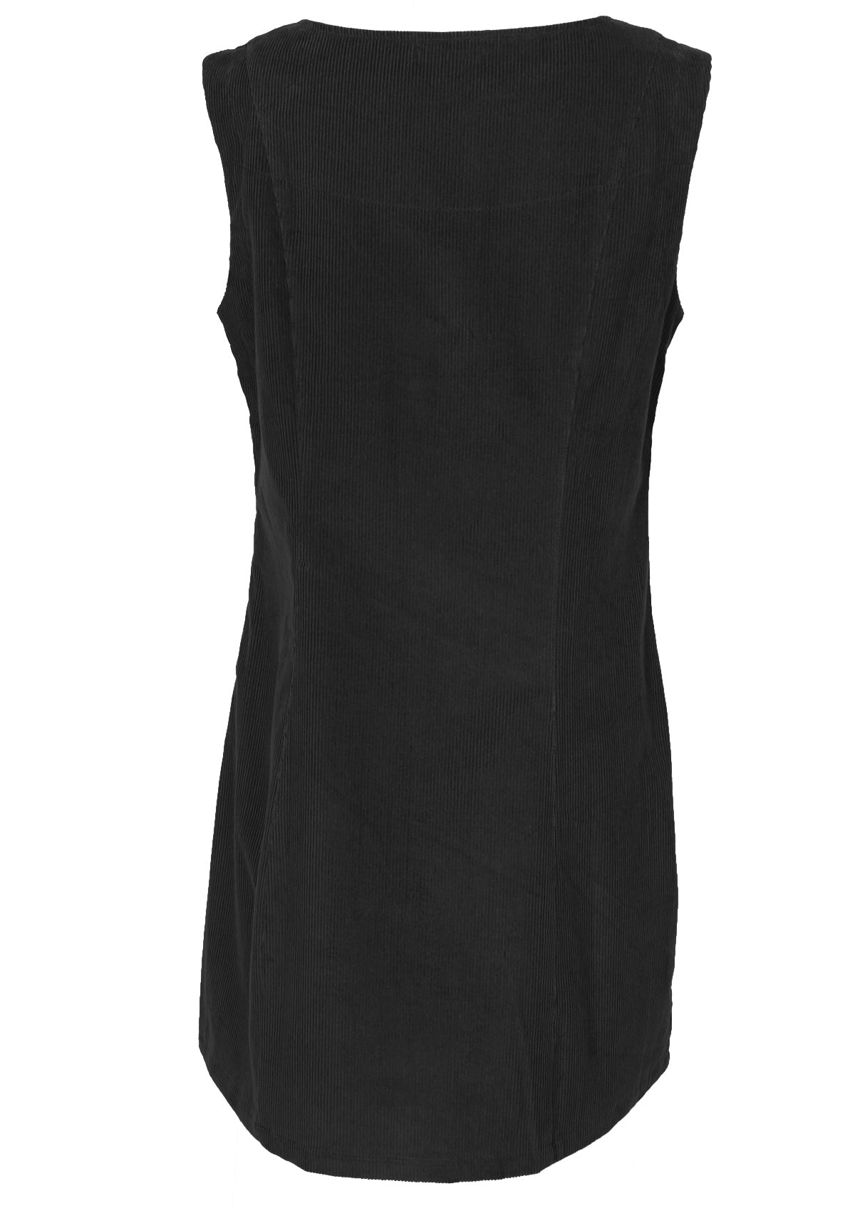 Poly Pocket Tunic Corduroy Black