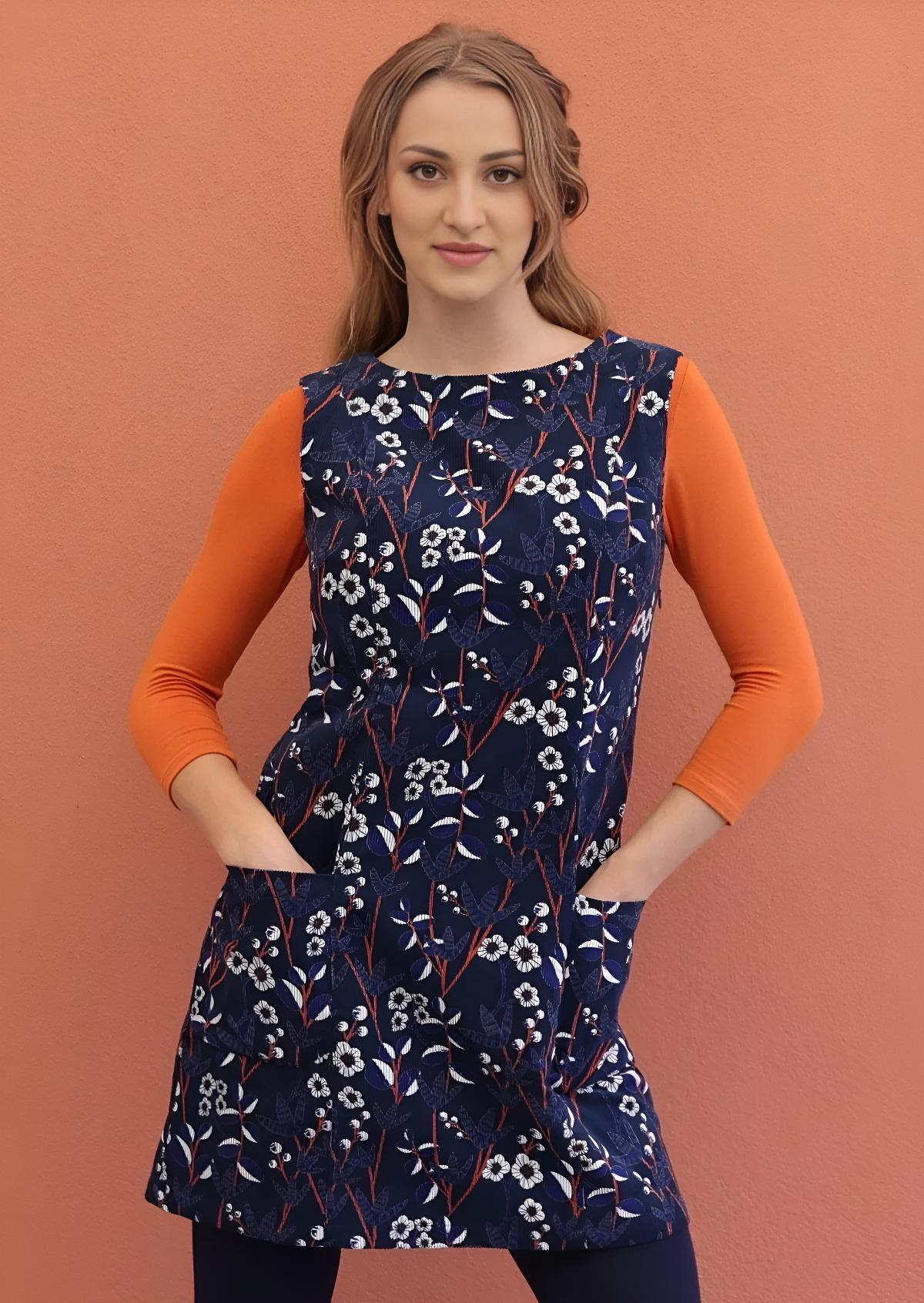 Poly Pocket Tunic Corduroy Meadow