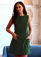 Poly Pocket Tunic Corduroy Green