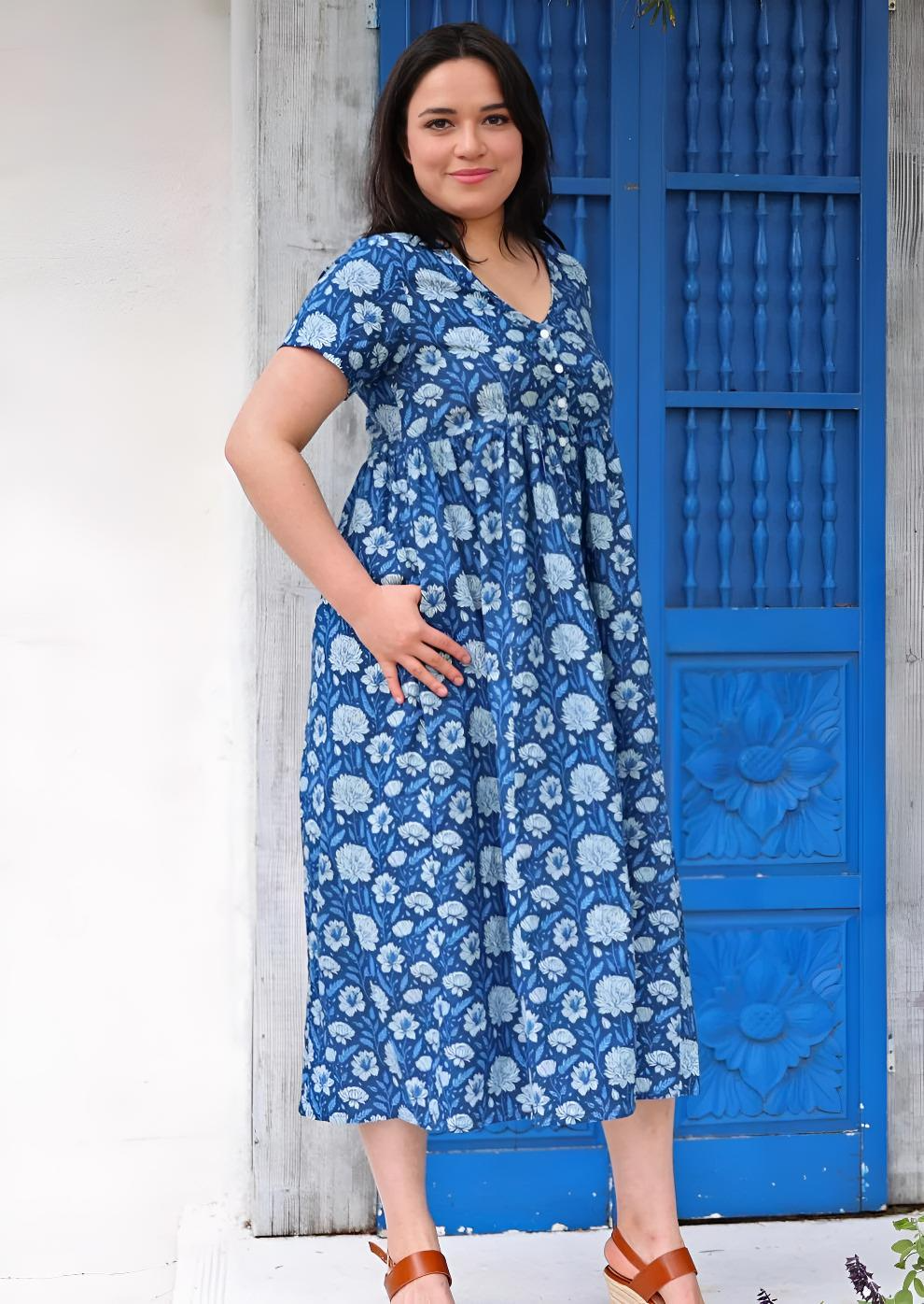 Promenade Dress Blue Meadow