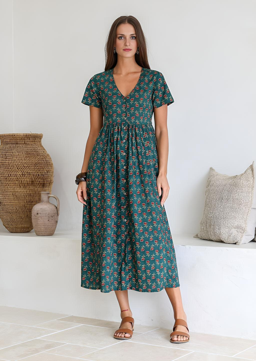 Promenade Dress Evergreen