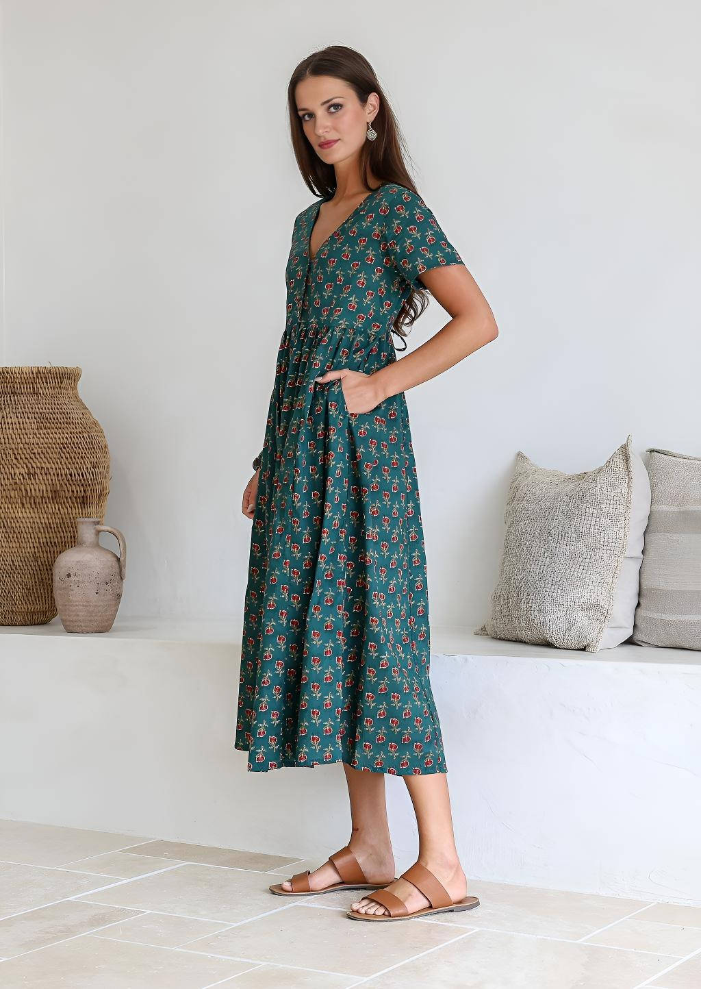 Promenade Dress Evergreen