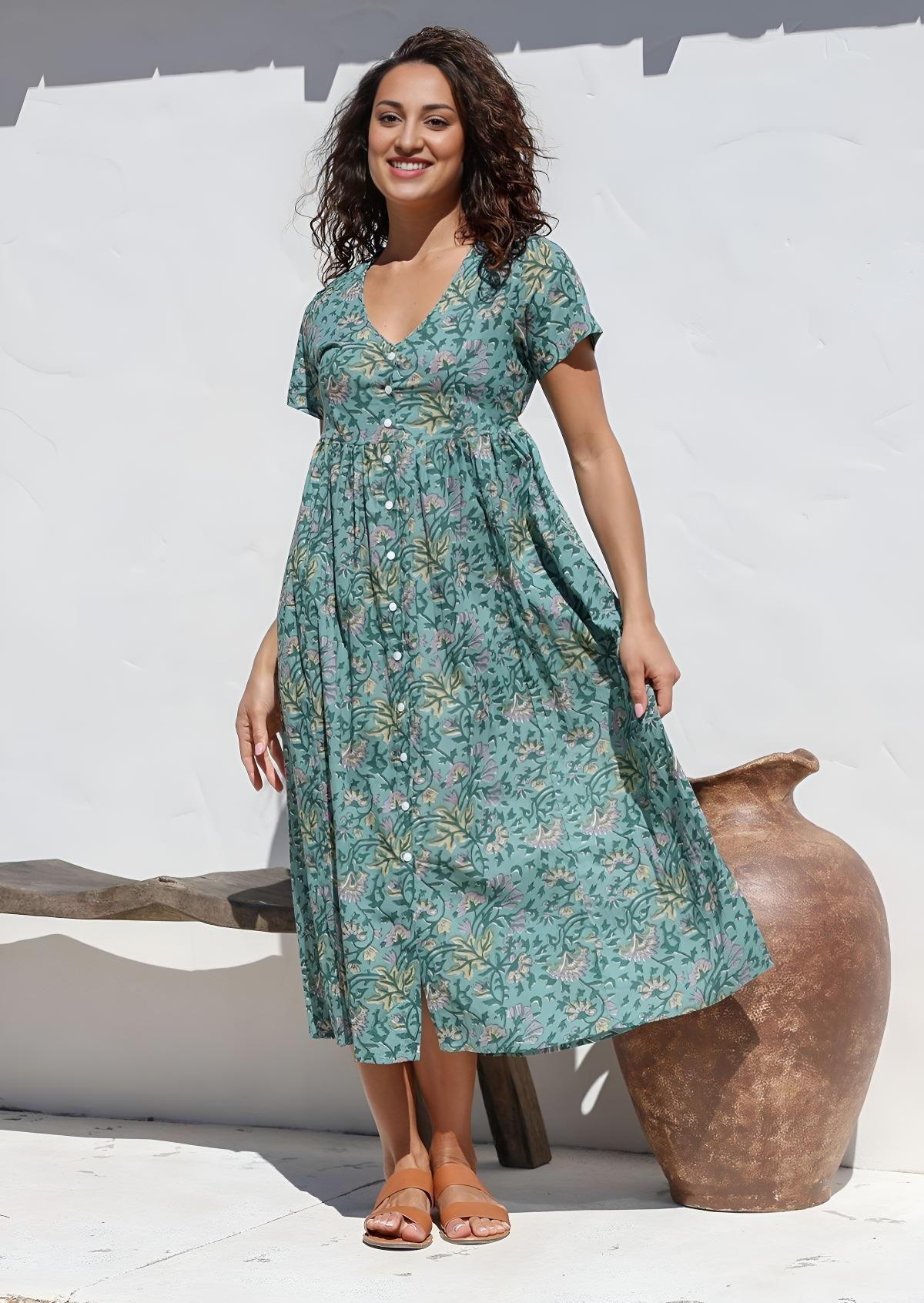 Promenade Dress Sage