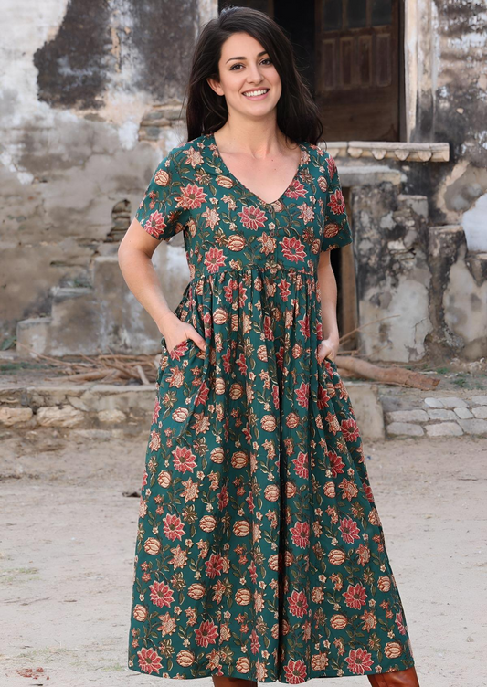 Promenade Dress Vanya Green