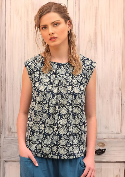 Quinn Top Indigo