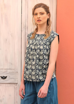 Quinn Top Indigo