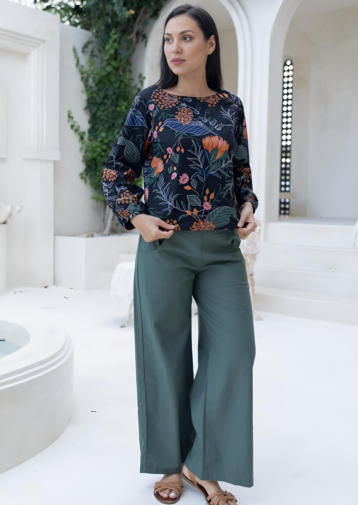 Remi Pants Jungle Green