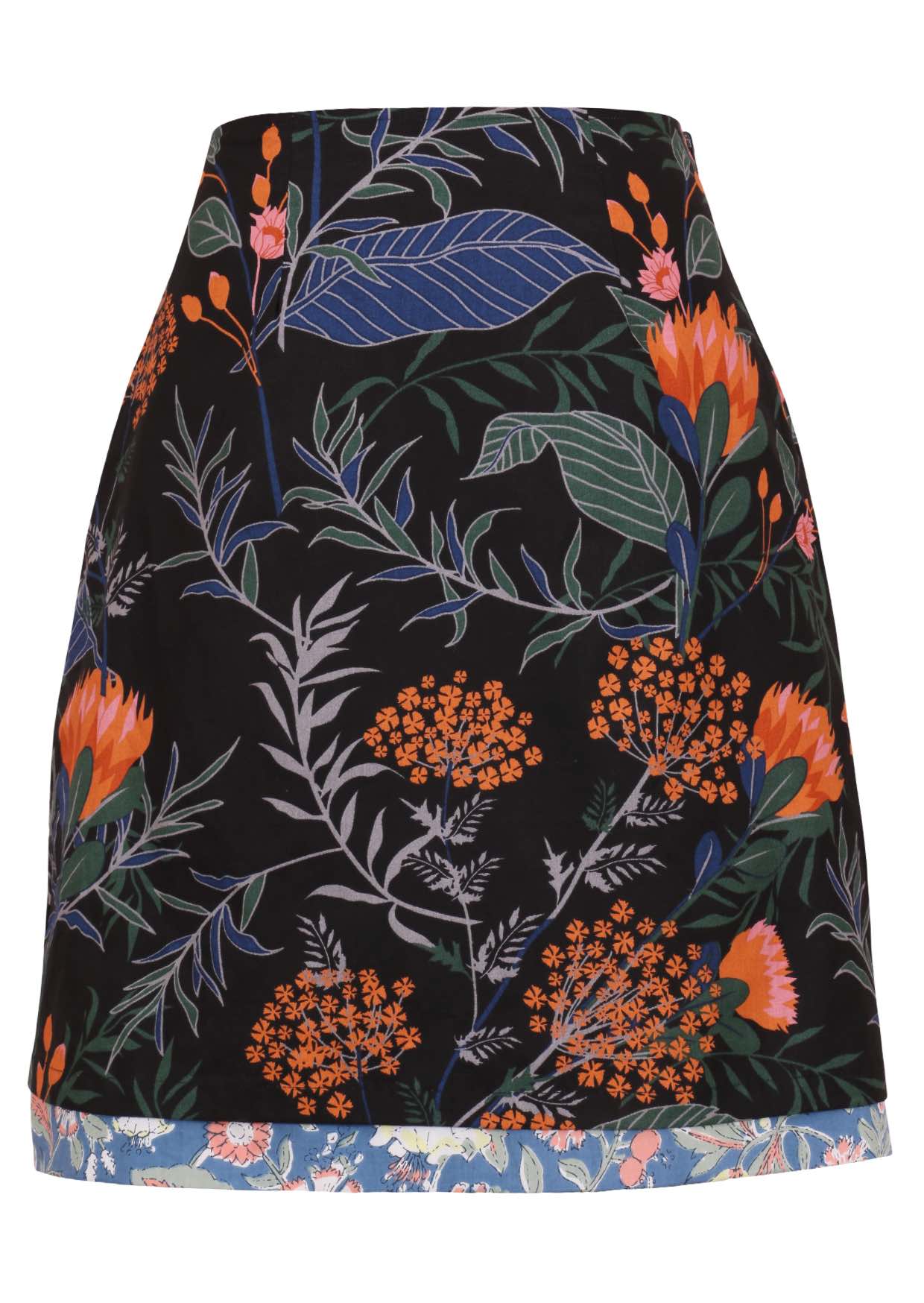 Reversible Skirt Poppy Queen Protea