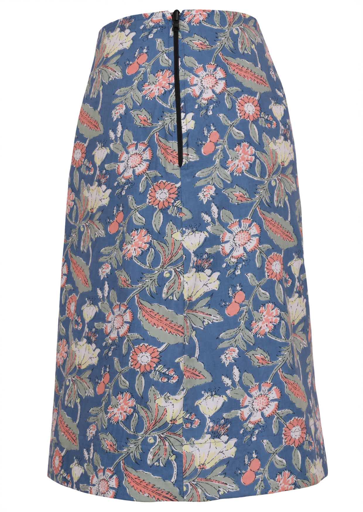 Reversible Skirt Poppy Queen Protea