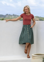 Ruby Skirt Jungle Green