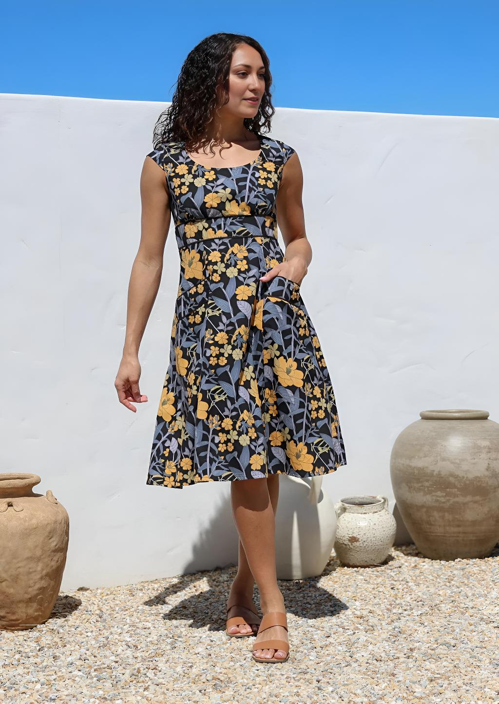 Scarlett Dress Night Shade