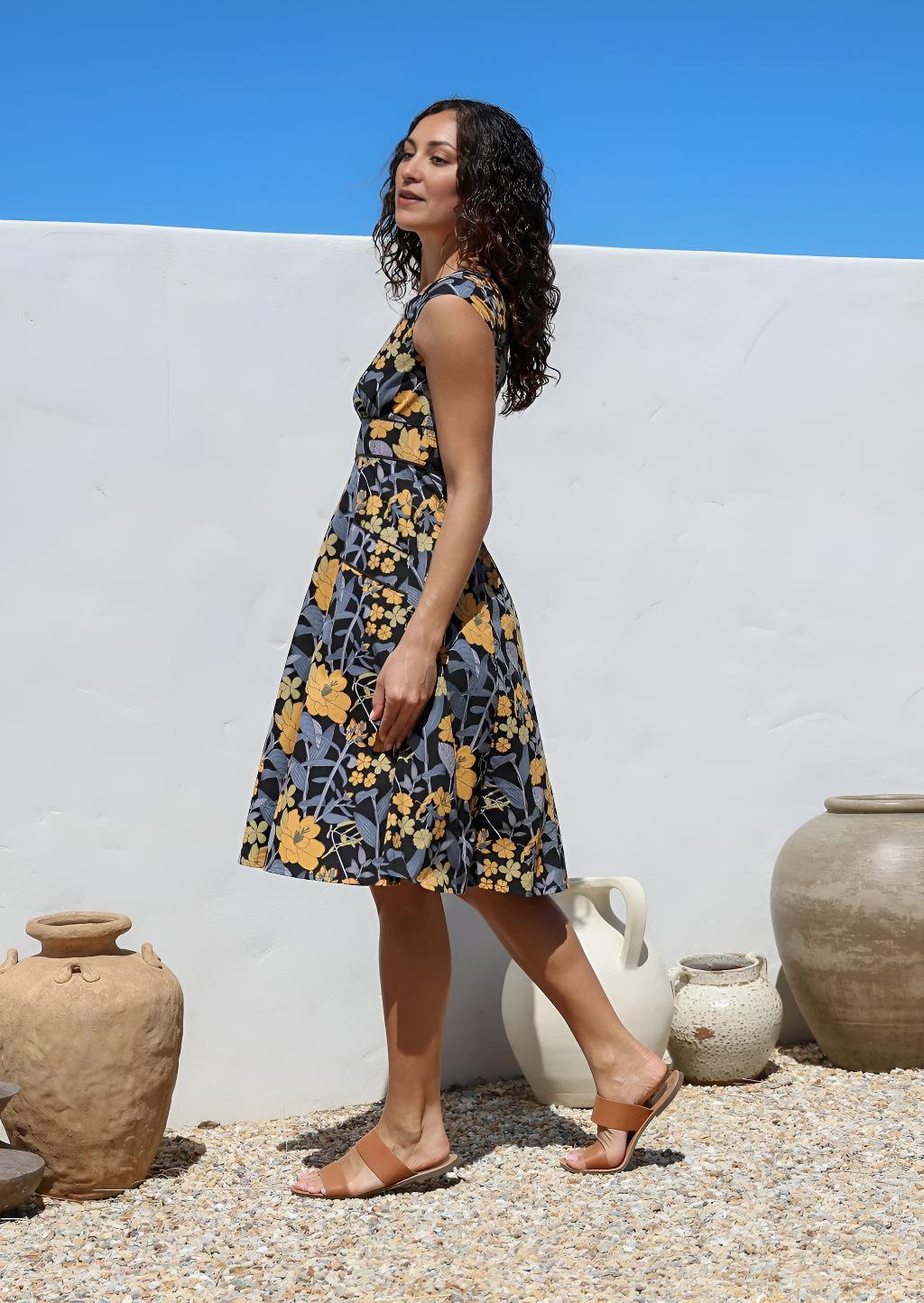 Scarlett Dress Night Shade