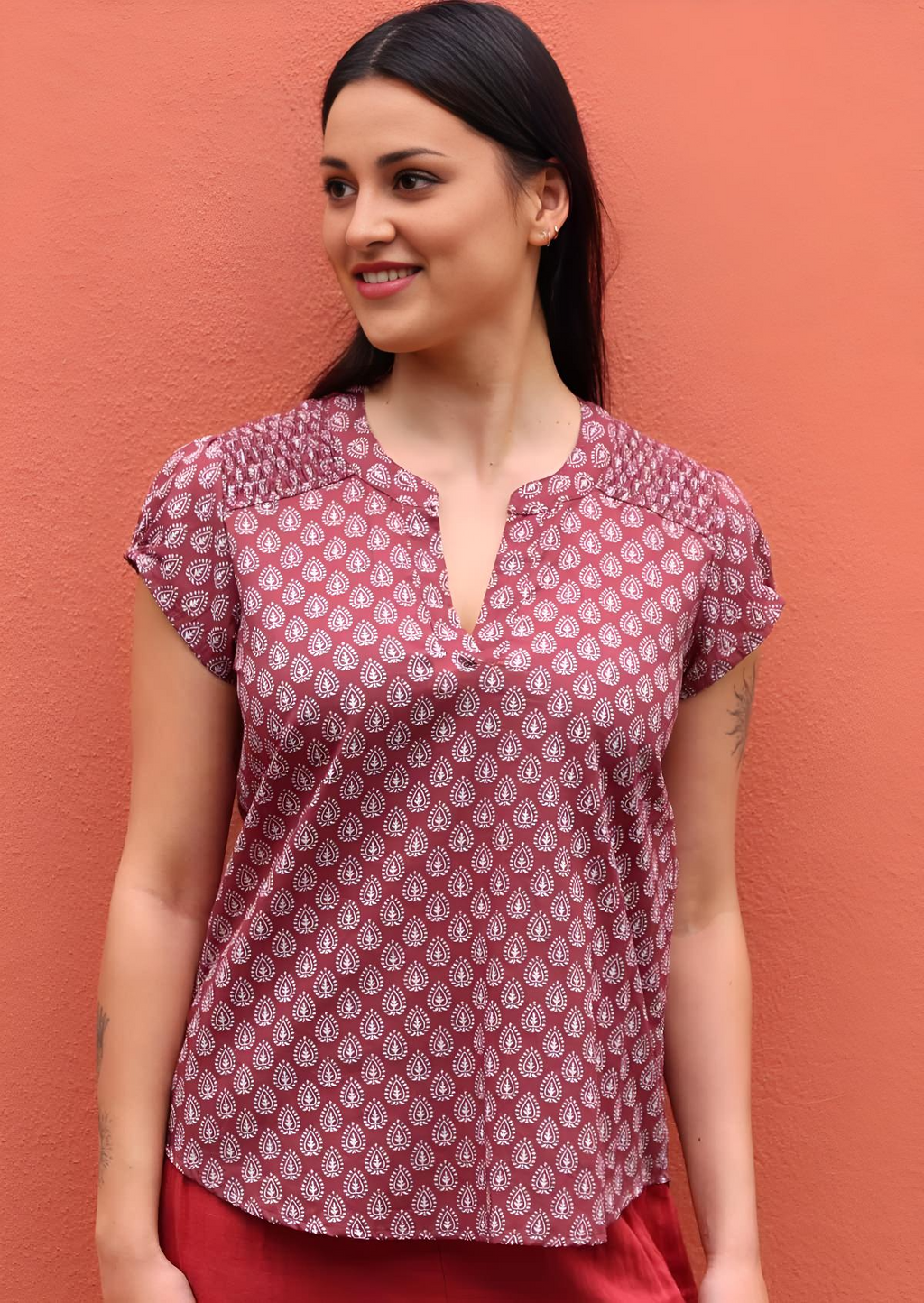 Sky Blouse Henna