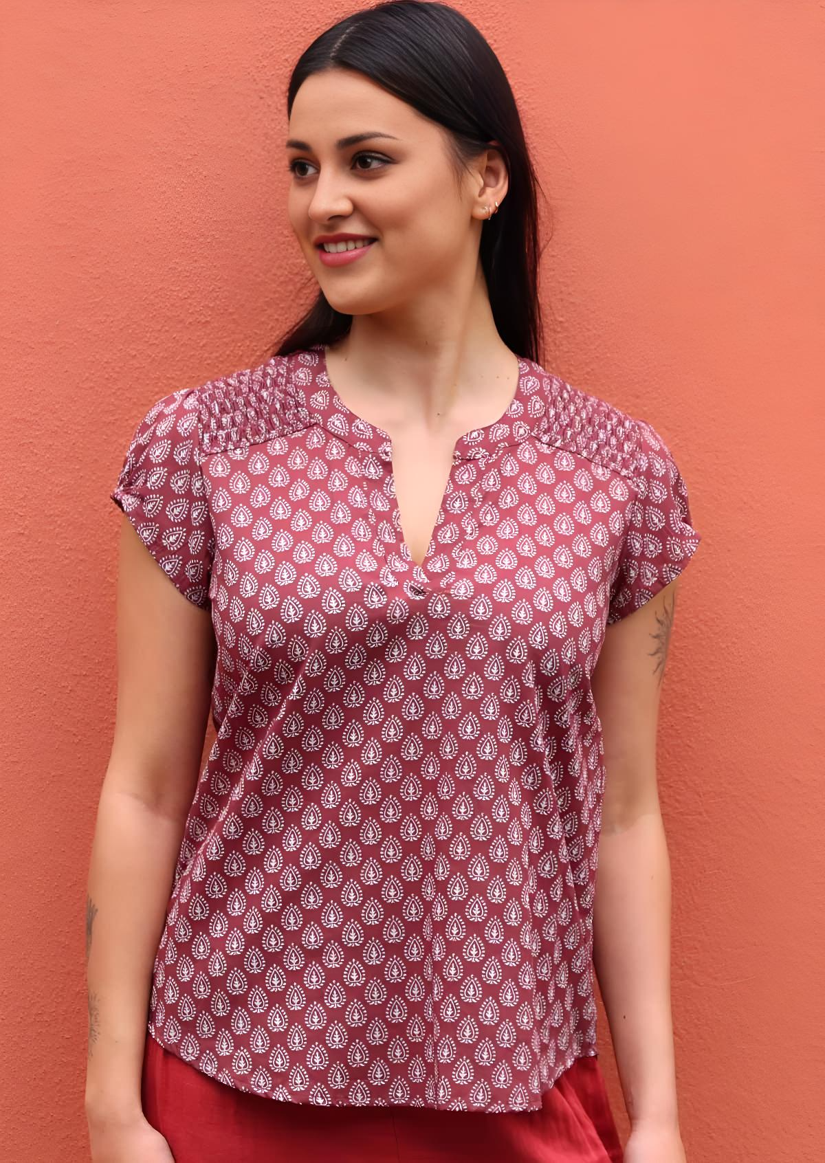Sky Blouse Henna