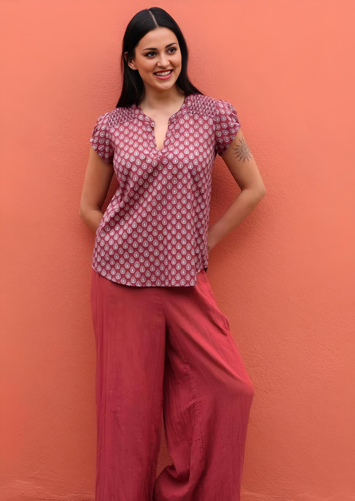 Sky Blouse Henna