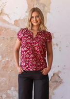 Sky Blouse Cranberry