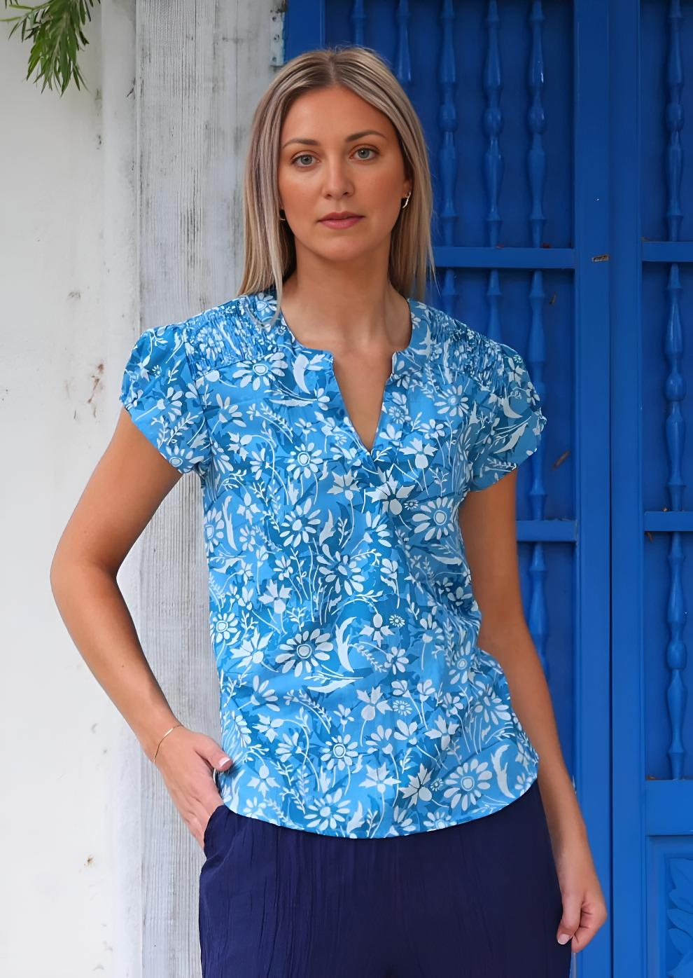 Sky Blouse Drift
