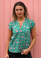Sky Blouse Juniper