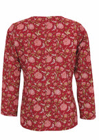 Sophia Blouse Cranberry