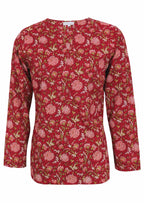 Sophia Blouse Cranberry