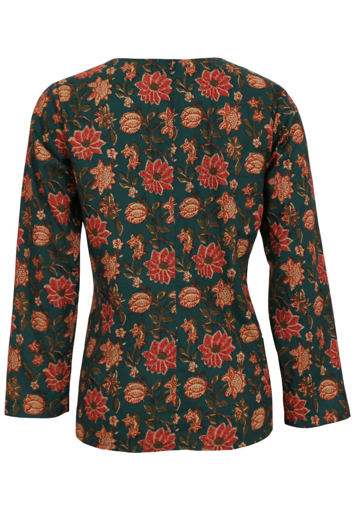 Sophia Blouse Vanya Green