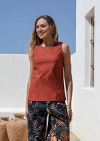 Sylvia Top Burnt Henna