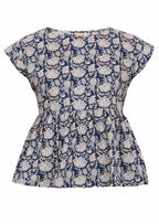 Thrills Top Indigo front mannequin photo