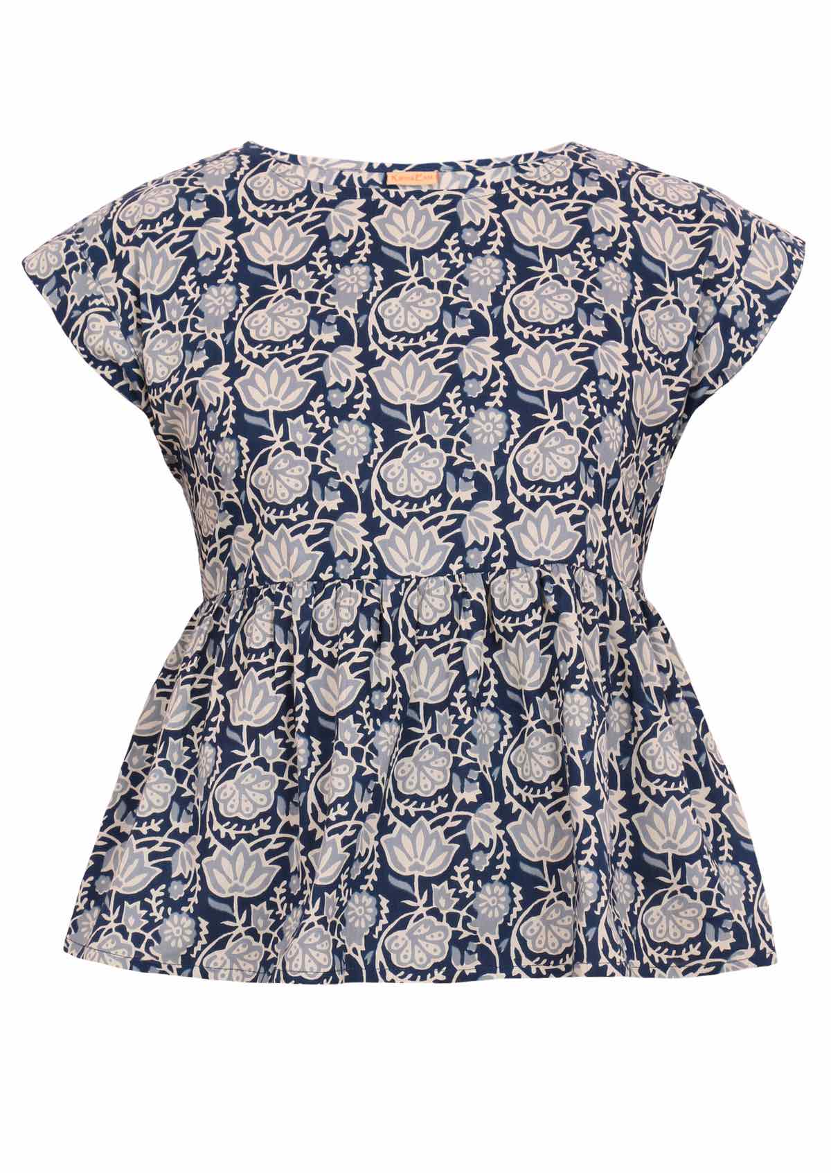 Thrills Top Indigo front mannequin photo