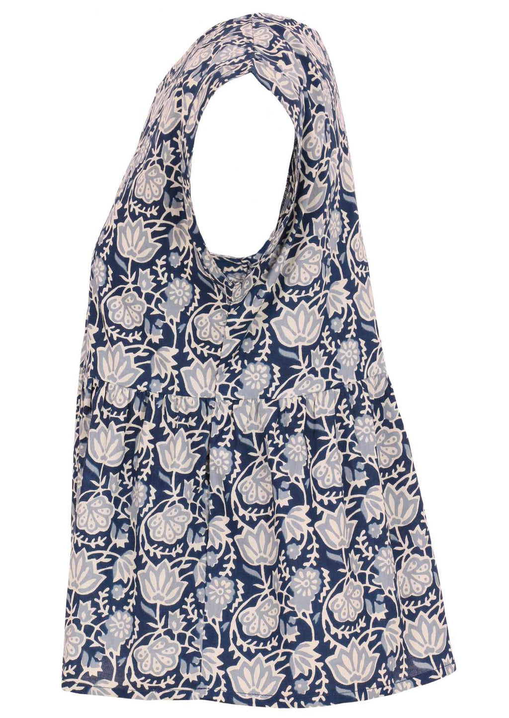 Thrills Top Indigo side mannequin photo